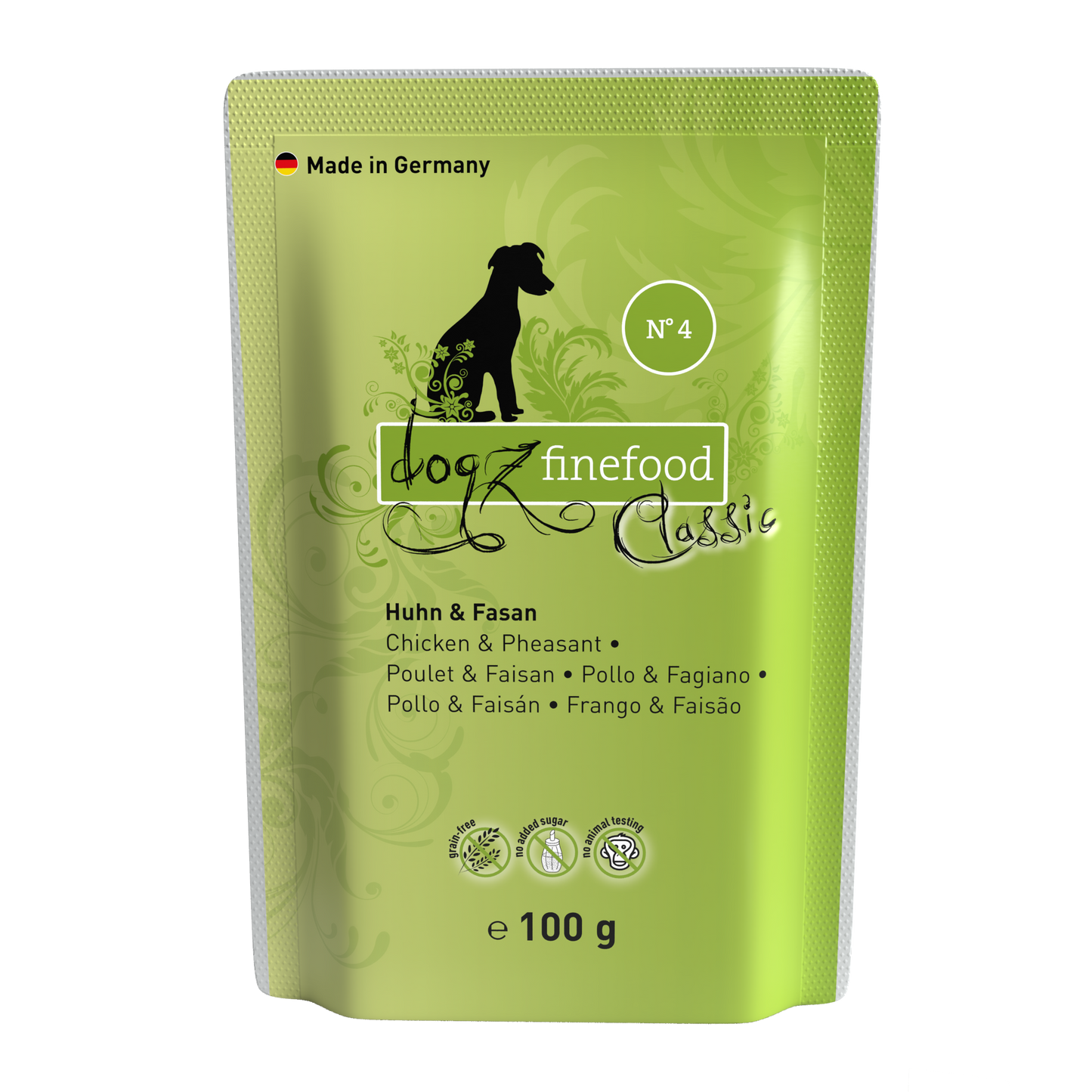 Dogz Finefood Chicken & Pheasant висококачетвена храна за кучета с Пиле и Фазан 100г пауч