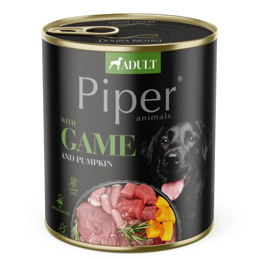 Piper Game & Pumpkin Adult мокра храна за кучета с Дивеч, Говеждо, Свинско и Тиква 800г