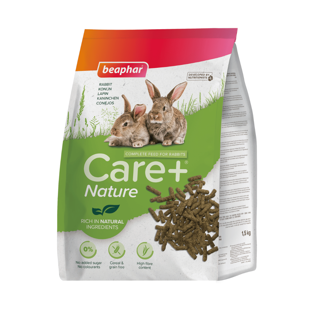 Beaphar Rabbit Care+ Nature храна за декоративни зайчета 1,5кг