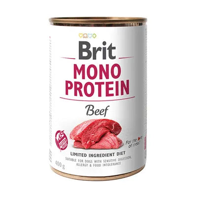 Brit Monoprotein Beef храна за кучета със 78% Телешко месо 400г