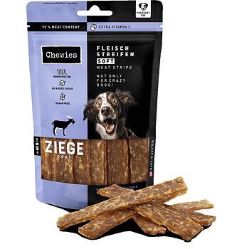 Chewies 95% Goat Soft Meat Monoprotein Grain Free лакомство за кучета монопротеин с 95% Козе месо 70г