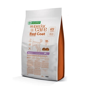 Nature's Protection Red Coat Salmon Grain Free Small Breeds Junior насипна храна за подрастващи кучета с червена и кафява козина от дребни породи със Сьомга кг