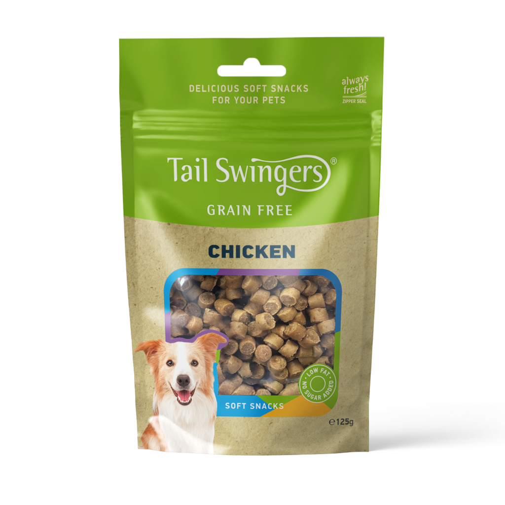 Tail Swingers Chicken Grain Free лакомство за кучета с Пилешко 125г