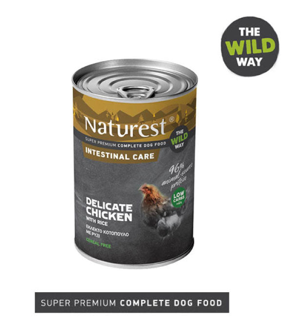 Naturest Intestinal Care храна за кучета с чувствително храносмилане с Пилешко и Ориз 400г
