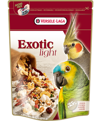 Versele Laga Exotic Light храна за средни и големи папагали 750г