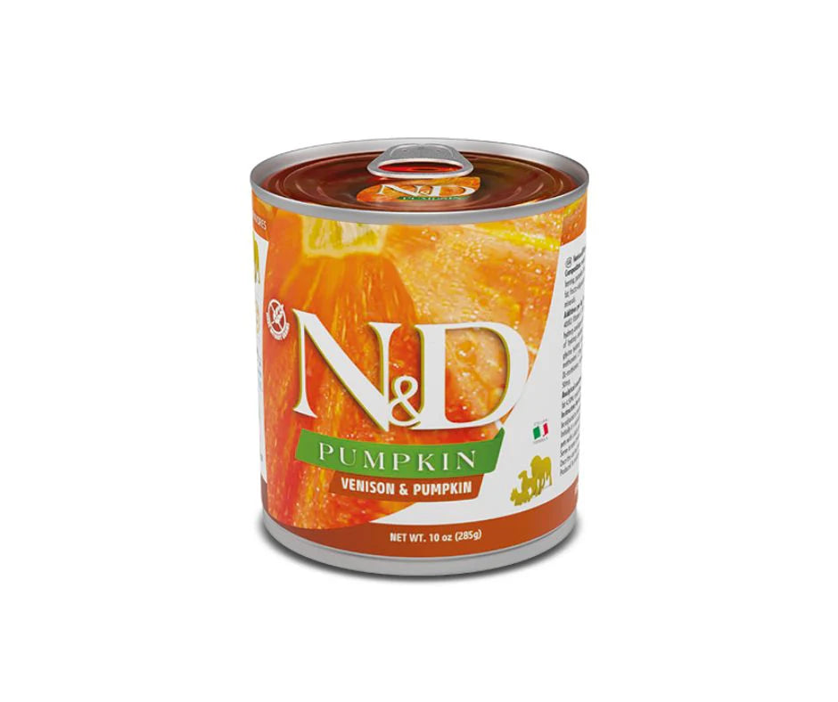 N&D Pumpkin храна за кучета с Еленско и Тиква 285г