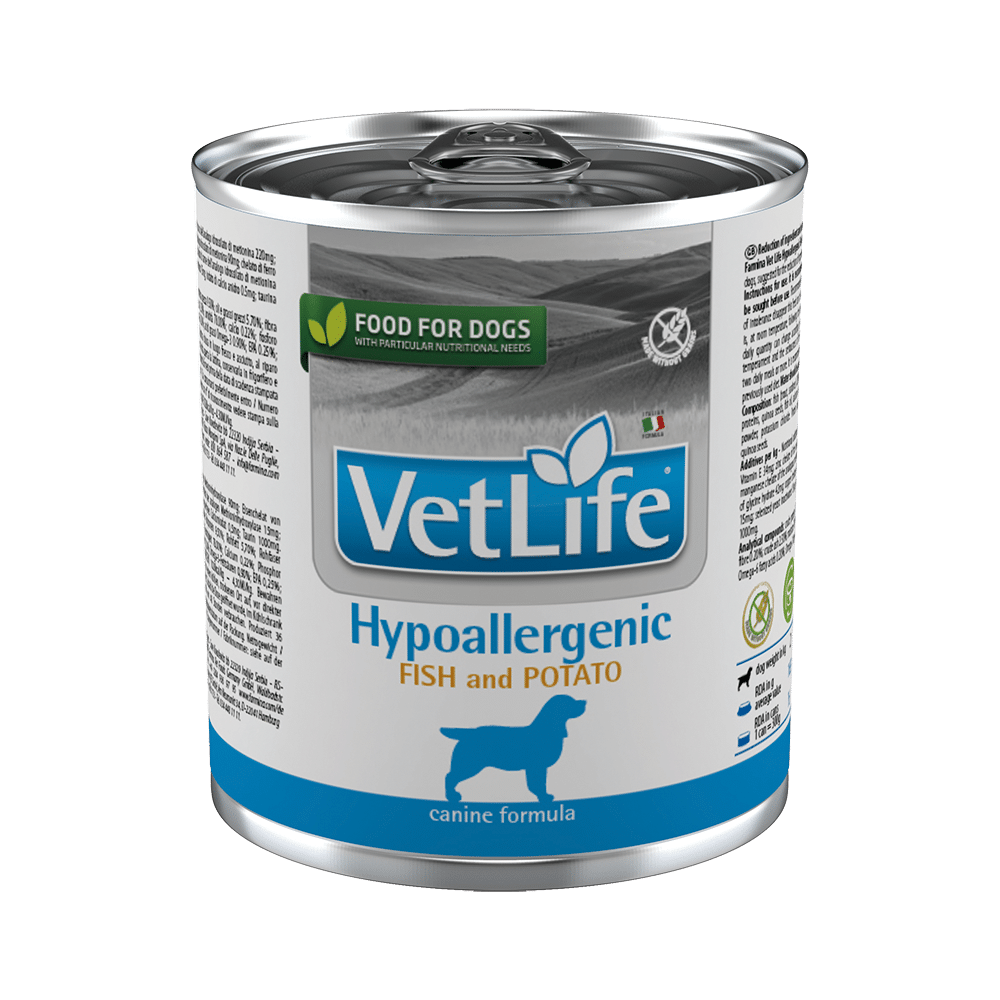 Vet Life Hypoallergenic Duck and Potato диетична храна за кучета с Патешко и Картофи 300г конс.