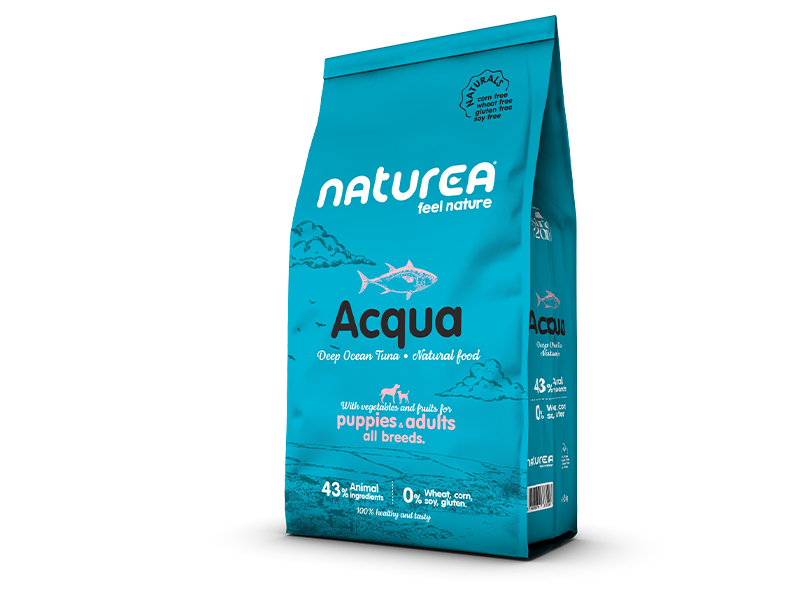 Naturea Naturals Acqua Deep Ocean Tuna Monoprotein Puppies and Adults храна за кучета с Риба тон 12кг