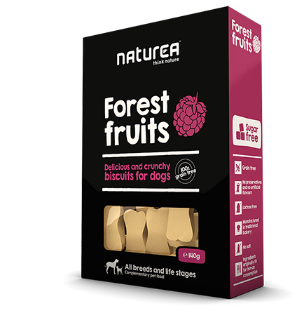 Naturea Forest fruits Grain free бисквити за кучета с Горски плодове 140г