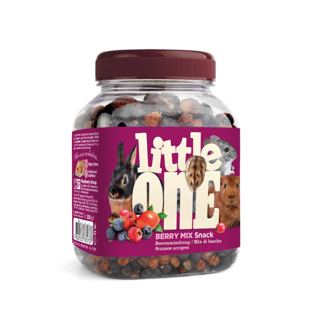 Little One Berry Mix Snack лакомство за гризачи с микс от горски плодове 180г
