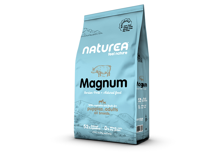 Naturea Naturals Magnum Iberian Pork Monoprotein Puppies and Adults храна за кучета с Иберийско прасе 2кг