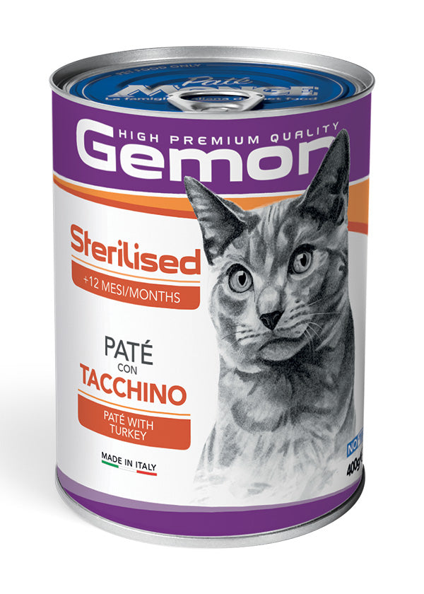 Gemon Turkey Sterilised Adult пастет за кастрирани котки с Пуешко 400г