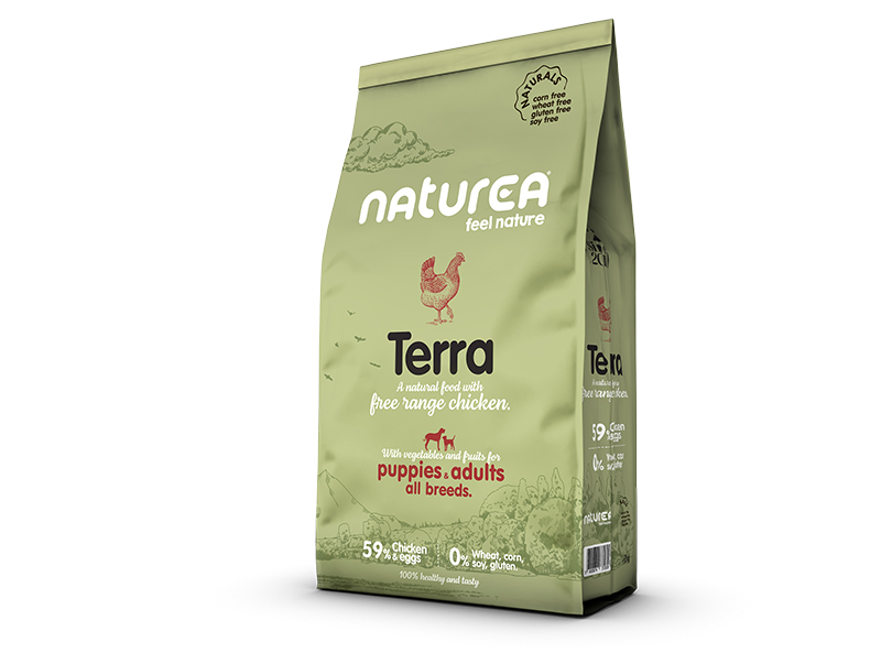 Naturea Naturals Terra Chicken Monoprotein Puppies and Adults Висококачествена храна за кучета с Пилешко месо 12кг