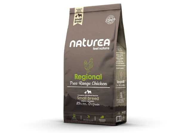 Naturea Ethos Regional Free Range Chicken Grain free Monoprotein Small Breed храна за кучета от дребни породи от Свободно Отглеждани Пилета 1,6кг