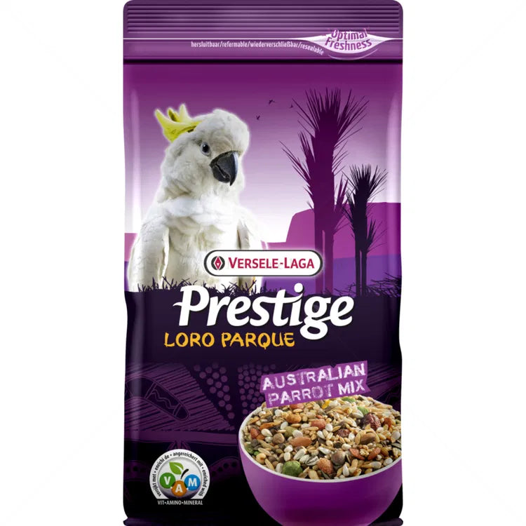Versele Laga Prestige Loro Parque Australian mix храна за Австралийски големи папагали 1кг