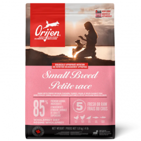 Orijen Small Breed храна за кучета от дребни породи с 5 вида месо 4,5кг