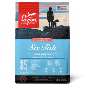 Orijen Six Fish Adult храна за кучета с 6 вида риба 11,4кг