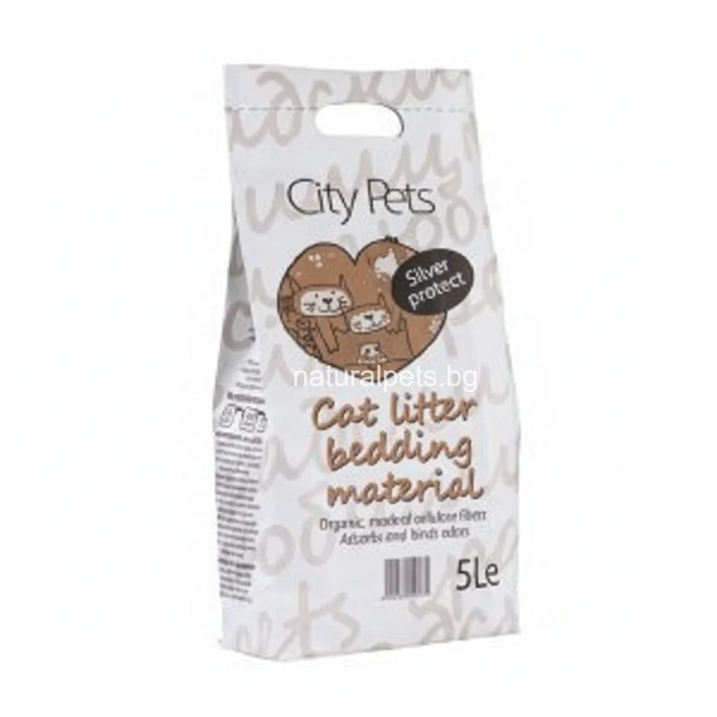 City Pets Cat Litter Silver Protect хигиенична постелка за котешка тоалетна със сребърни йони 5л