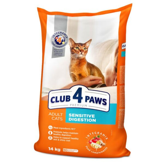 Club 4 paws Sensitive Digestion Adult насипна храна за котки с чувствително храносмилане 1кг