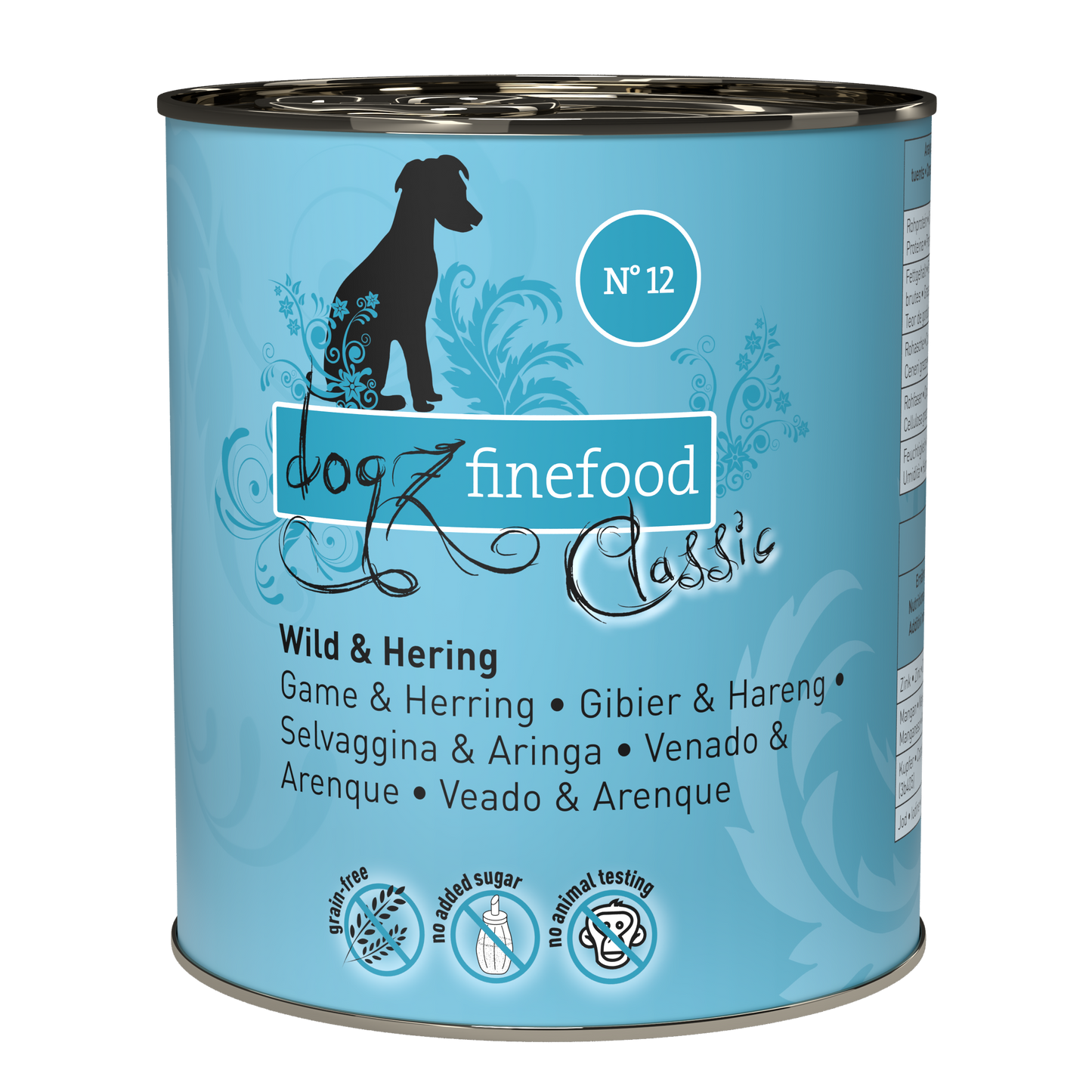 Dogz finefood храна за кучета Дивеч и Херинга 800г