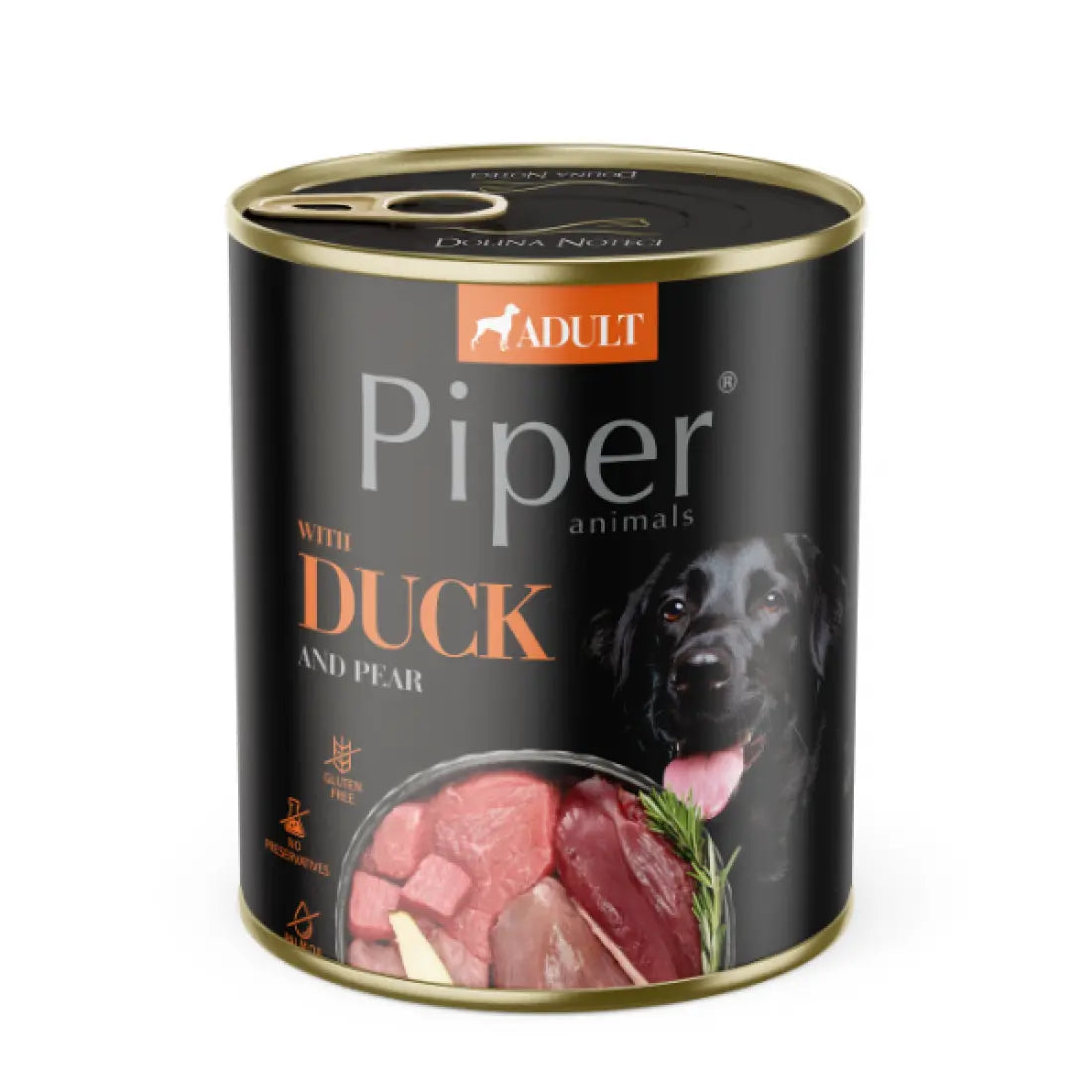 Piper Duck & Pear Adult мокра храна за кучета с Патешко, Говеждо, Круши и Кафяв ориз 800г