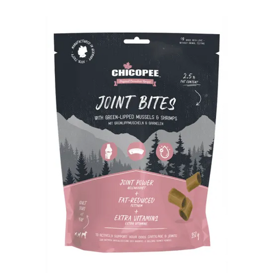 Chicopee Joint Bites кучешки хапки за стави със зеленоусти миди и скариди 350г