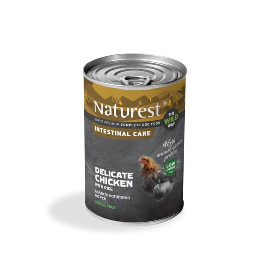 Naturest Delicate Chicken With Rice Intestinal Care мокра храна за кучета с чувствително храносмилане с Пилешко и Ориз 400г