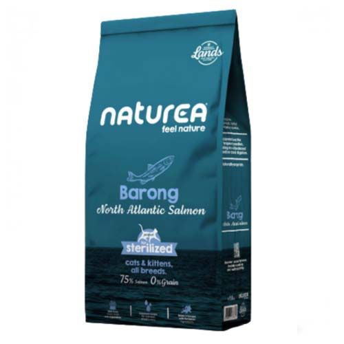 Naturea Lands Barong Grain free супер премиум храна за котки със 75% Сьомга 1,6кг
