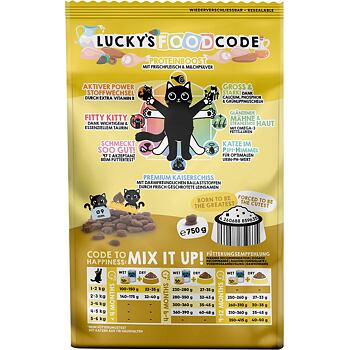 Lucky Lou Code Poultry & Chicken Grain Free Kitten храна за подрастващи котенца с Птиче и Пилешко месо 340г