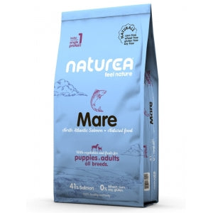 Naturea Naturals Mare Salmon Monoprotein Grain Free Puppies and Adults монопротеинна хипоалергенна храна за подрастващи и възрастни кучета със Сьомга 2кг