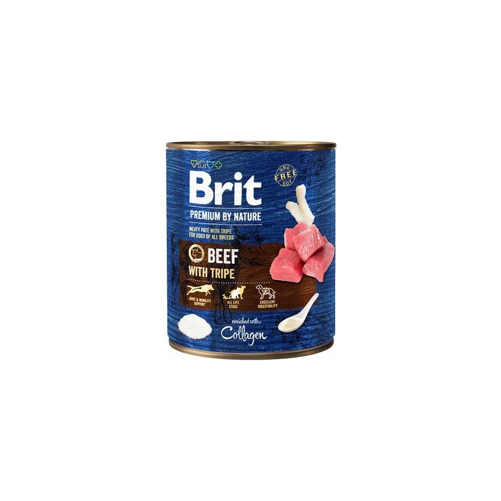 Brit Premium by Nature Beef with Tripe храна за кучета с Говеждо и Шкембе 400г