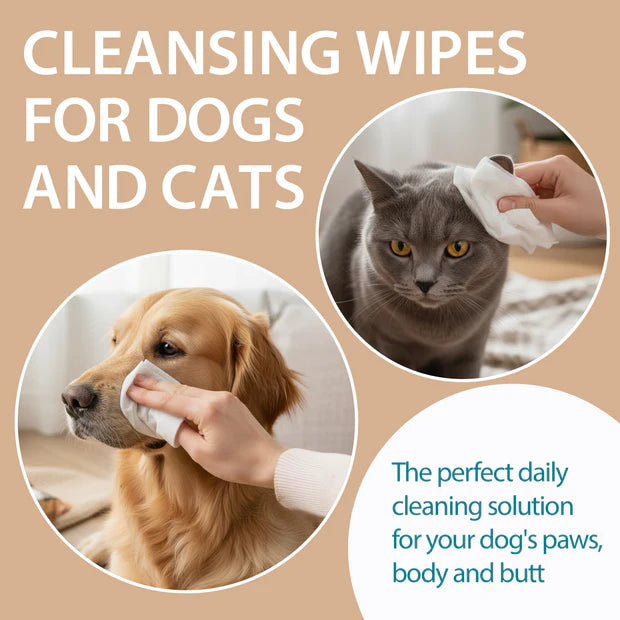 Naturè Cleaning Wipes Aloe мокри кърпички за кучета и котки с Алое 40бр/оп