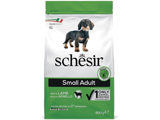 Schesir Lamb Monoprotein Small Adult храна за кучета с Агнешко 800г