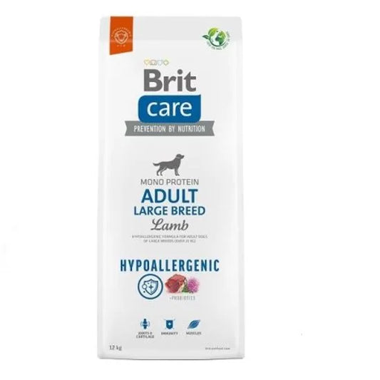 Brit Care Lamb Hypoallergenic Adult Large Breed храна за кучета от големи породи с Агнешко 12кг