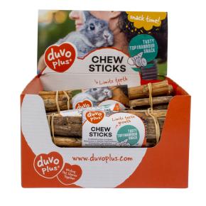 Duvo Plus Snack Time! Chew Sticks Topinambour дъвчащи пръчици от 100% дървесина от йерусалимски артишок за зайчета и гризачи