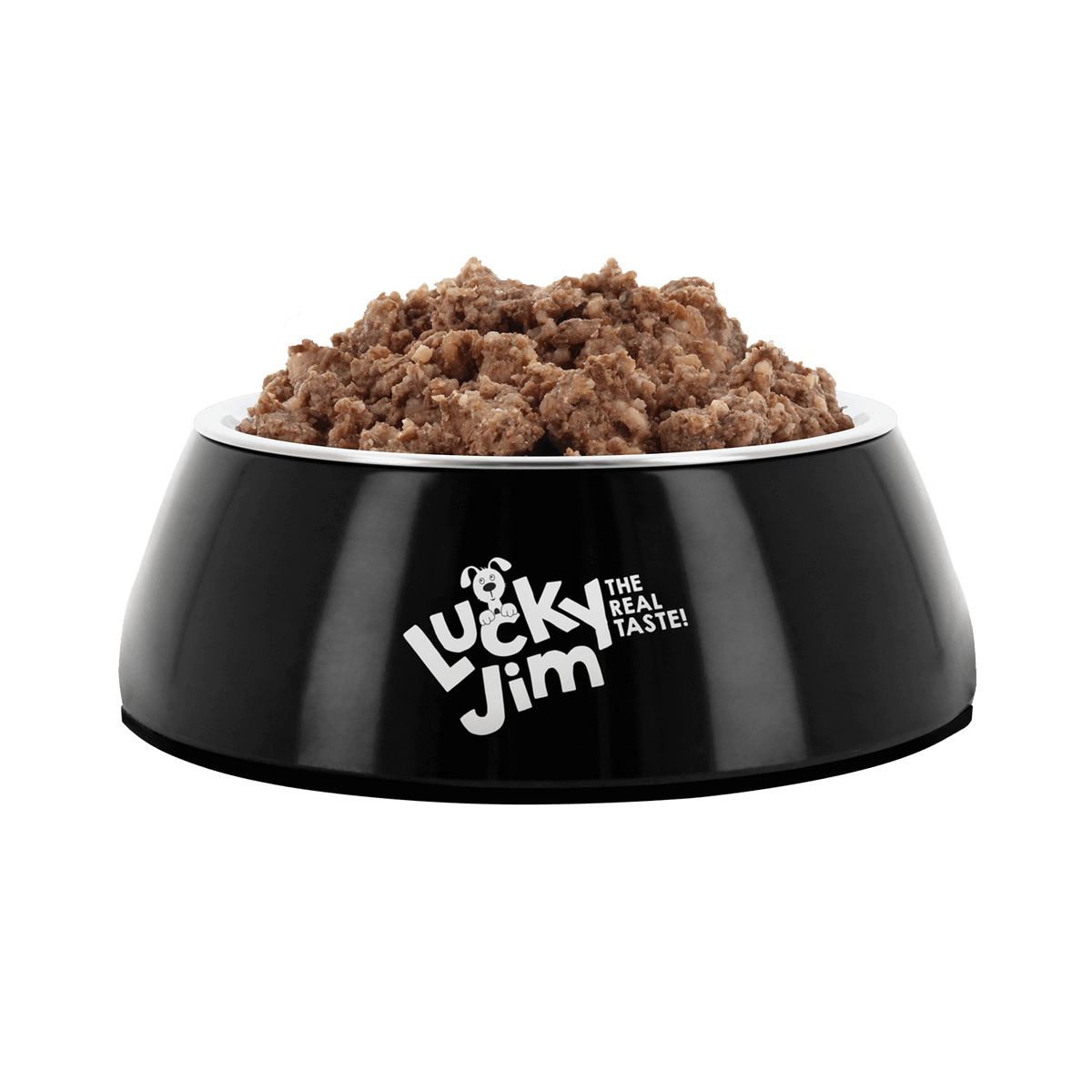 Lucky Jim Beef & Venison Adult мокра храна за кучета с 65% Телешко и Еленско месо, Постбиотици и Зеленоуста мида 800г