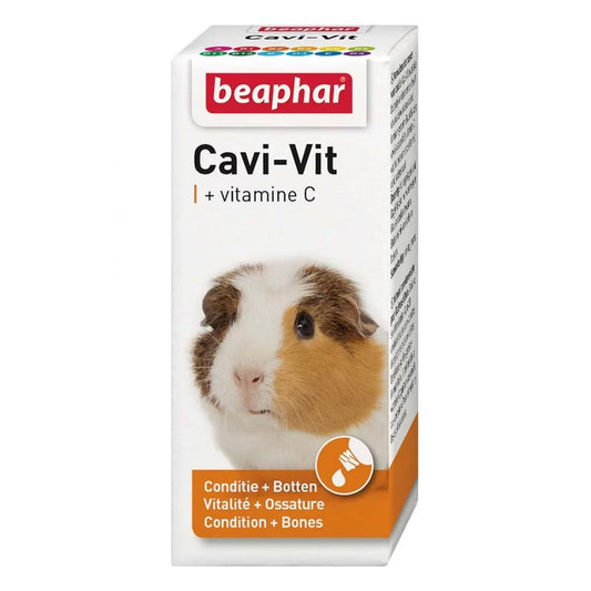 Beaphar Cavi-Vit мултивитамини + вит. C за морски свинчета 20мл