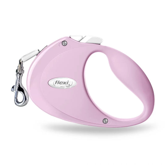Flexi Puppy автоматичен повод лента 2м до 12кг розов
