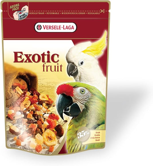Versele Laga Exotic Fruit храна за големи папагали с екзотични плодове и цели ядки 600г
