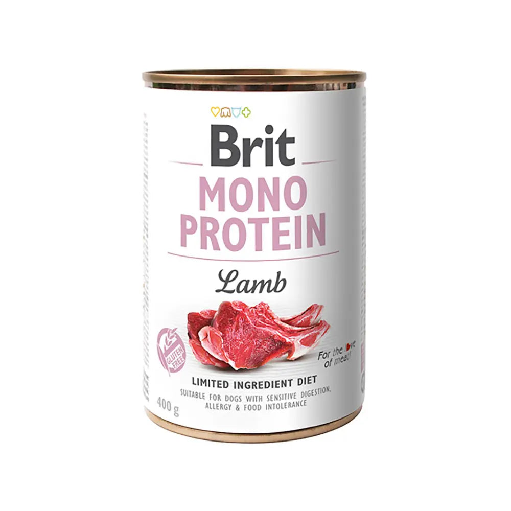 Brit Monoprotein Lamb храна за кучета със 76% Агнешко месо 400г