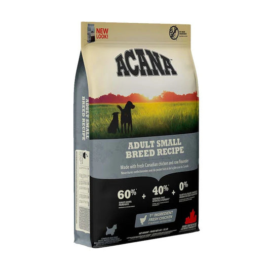 Acana Adult Small Breed Grain Free суха храна за кучета в зряла възраст от дребни породи с пилешко и риба 6 кг