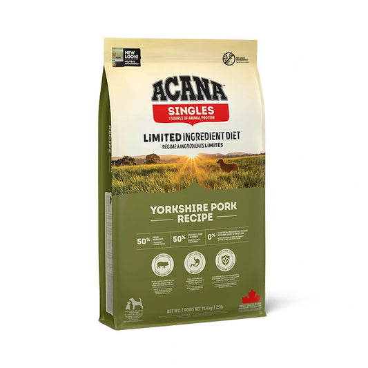 Acana Yorkshire Pork Grain Free монопротеинова суха храна за кучета със свинско 11,4 кг
