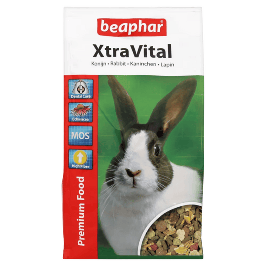 Beaphar Xtra Vital Rabbit супер премиум пълноценна храна за зайци 1кг