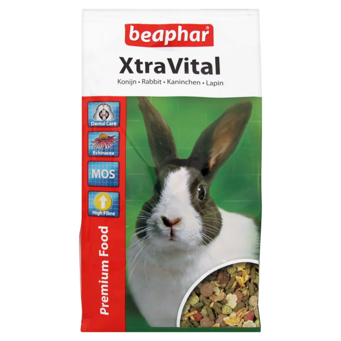 Beaphar Xtra Vital Rabbit храна за зайчета 1кг