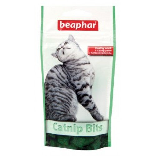 Beaphar Catnip Bits Healthy Snack хапки за котки с Котешка Трева 150г
