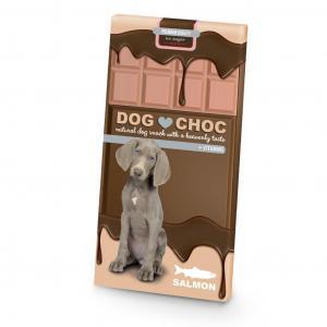 Dog Choc Natural Snack Salmon шоколад за кучета със сьомга 100 г