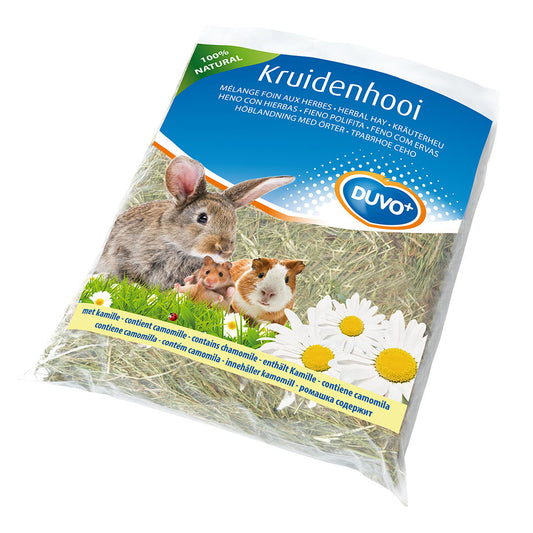 Duvo Plus Herbal Hay Chamomile натурално сено с лайка за зайчета и гризачи 500 г