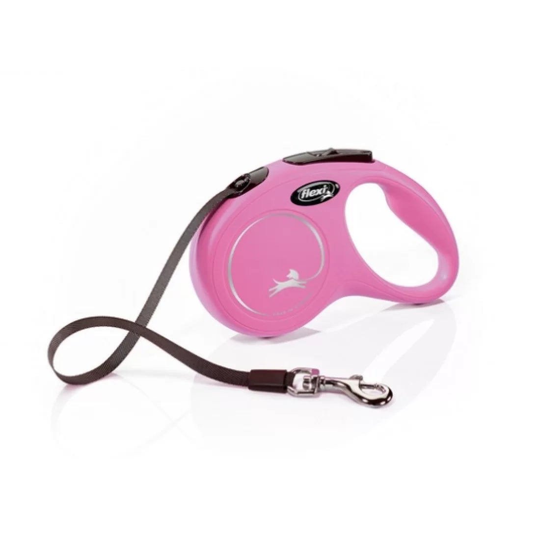 Flexi Classic Pink XS автоматичен повод лента 3м до 12кг розов