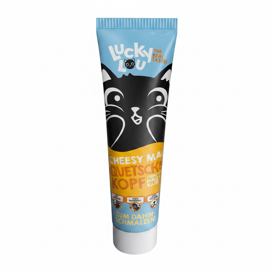 Lucky Lou Adult Malt & Cheese малцова паста против космени топки за котки 100г