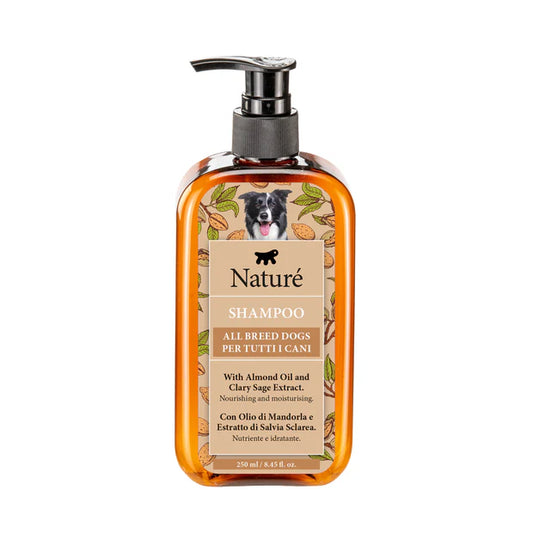 Naturè Shampoo Almond Oil & Clary Sage Extract натурален шампоан за кучета с Бадемово масло и екстракт от Градински чай 250мл